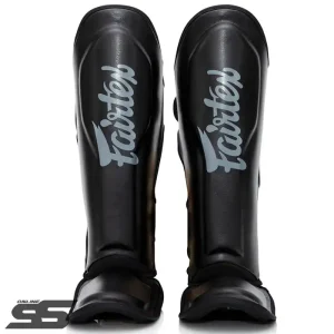 Fairtex кожени протектори за крака / FXB-SG BK