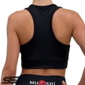 Дамско спортно бюстие MUSASHI / черна ликра - Image 3