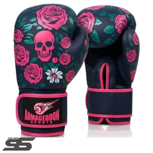 Дамски боксови ръкавици Pink Skull